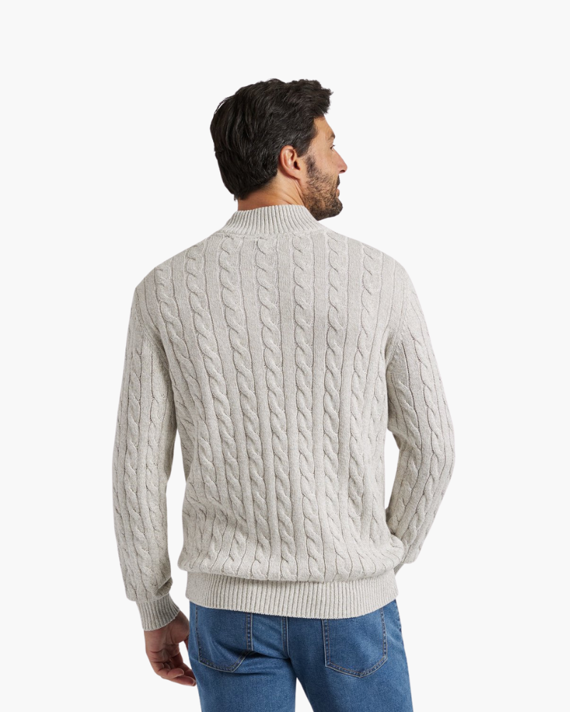 Sweater Verbier com Fecho Meio Zíper
