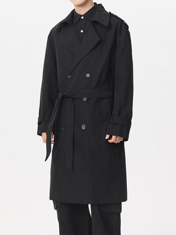 Trench Coat Clássico de Dois Botões