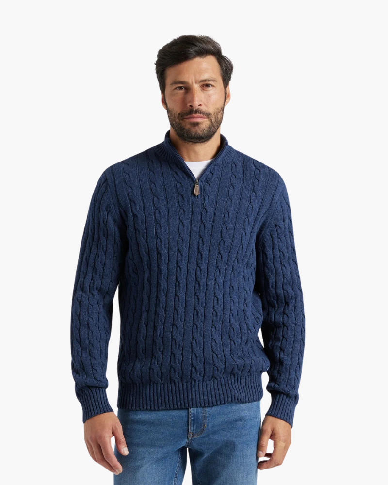 Sweater Verbier com Fecho Meio Zíper