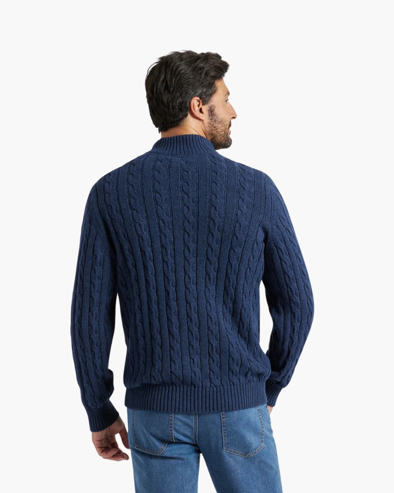 Sweater Verbier com Fecho Meio Zíper