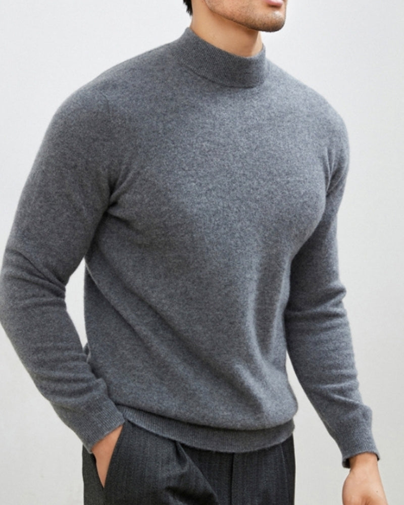 Cashmere Wool Turtleneck - Old Money