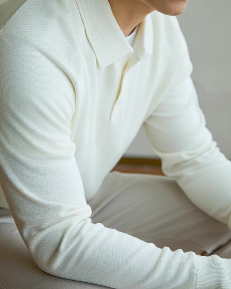 Polo em 100% Lã Premium