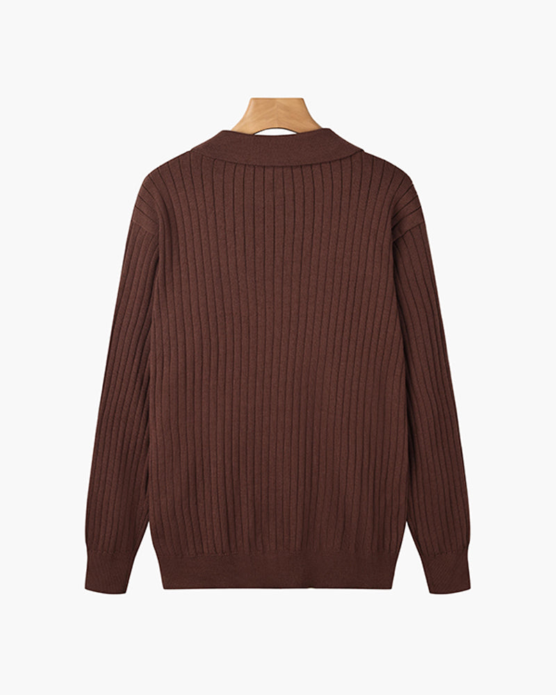 Polo SUWON com Gola em V