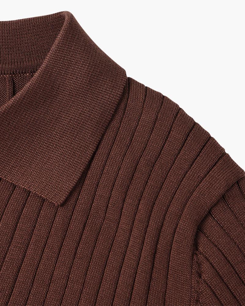 Polo SUWON com Gola em V