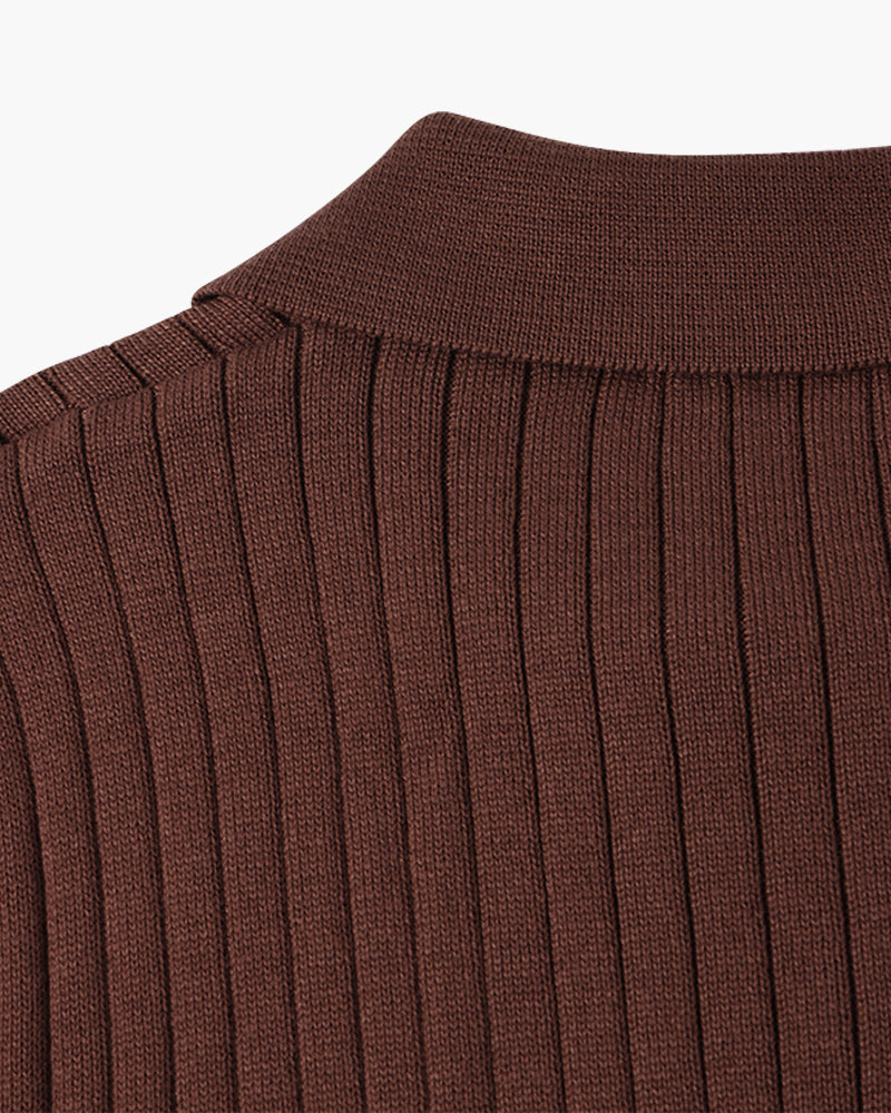 Polo SUWON com Gola em V