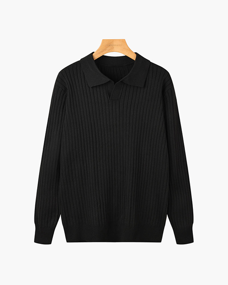 Polo SUWON com Gola em V