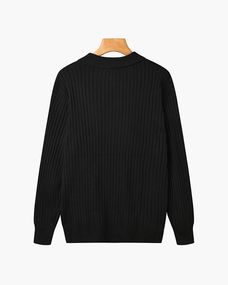 Polo SUWON com Gola em V