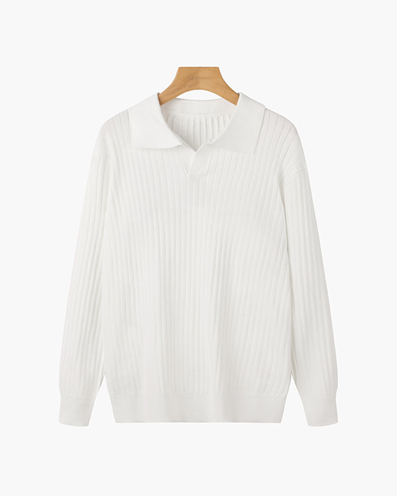 Polo SUWON com Gola em V