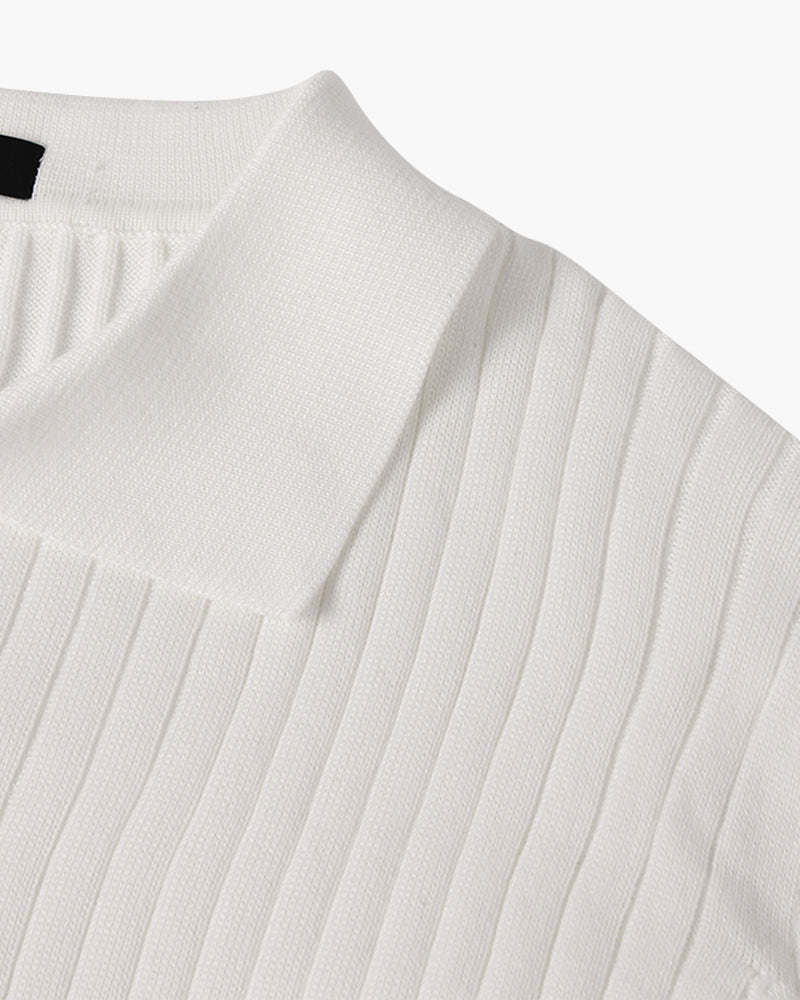 Polo SUWON com Gola em V