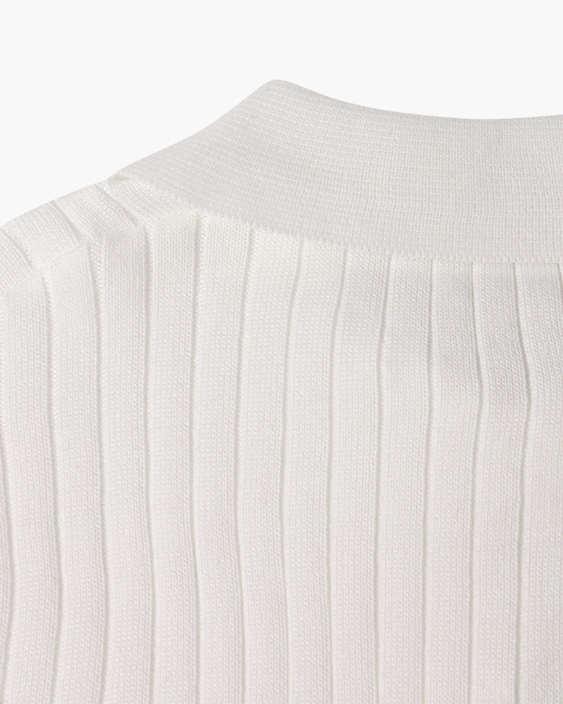 Polo SUWON com Gola em V