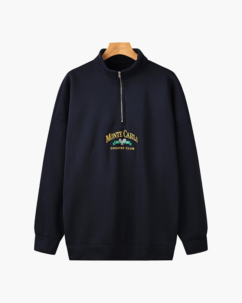 Pullover Monte Carlo Vintage Quarter Zip